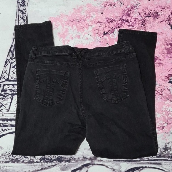 Tripp NYC High Waist Black Jeans Plus Size 14 - Picture 6 of 6